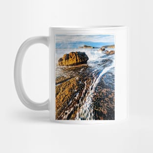 Impact on the rocks at Umina Mug